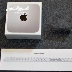  1 Mac m2 mini كامل مع شاشه