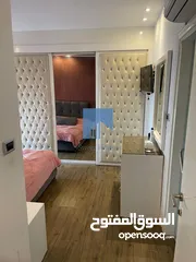  6 شقة مفروشة مميزة للبيع في خلدا (تلاع قصر خلدا) طابق ثالث 90م تشطيب سوبر ديلوكس بسعر مغري