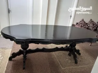  2 طاولة سفرة خشب زان ثقيل للبيع