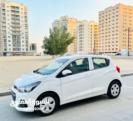  1 A Well Maintained CHEVROLET SPARK 2018 WHITE GCC In Mint Condition Ref. 8831