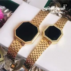  2 ساعه رجاليه  شاشه لمس