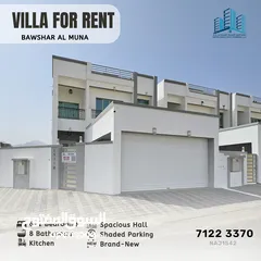  1 HIGH QUALITY BRAND NEW 6+1 BR VILLA IN AL MUNA BOUSHER