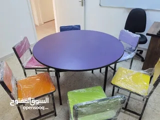  17 شروة كراسي دراسيه جديده للبيع كل الالوان وعده موديلات