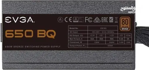  5 evga 650 BQ power supply