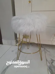  3 بفتين فرو من دون ظهر