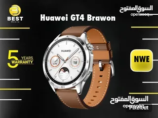  1 جديد ساعة هواوي جي تي 4 بسعر مميز // huawei Gt4 brown