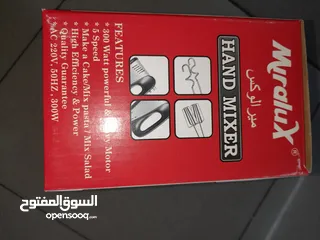  2 خفاقة الكيك و الكريما و البيض الكهربائي 300 واط