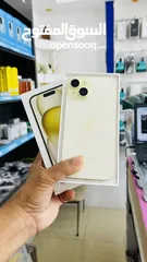  1 iPhone 15, 128gb Yellow Arabic