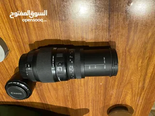  3 عدسة كانون من سيگما 70-300 f4 - f5.6