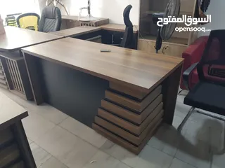  7 مكتب خشب لامينت 120*60 مع وحدة ادراج معلقه ومفتاح تفصيل جميع الموديلات بسعر المصنع