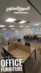  4 خليه عمل بتصميم عصري وحديث من تسليمات شركه Ezz office furniture للاثاث المكتبي