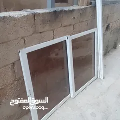  4 شباك ألمنيوم تفصيل مقاس 150/100