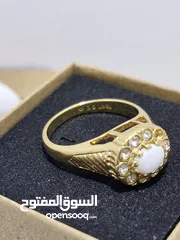  15 خواتم فضة 925 مع احجار كريمه مميزة