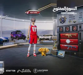  1 حساب ببجي نوادر + لبسة السلة