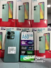  6 جديد بالكرتونة itel A60s رام 8 جيجا 128 مكفول سنة متوفر توصيل وهدية