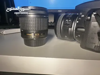  3 Camera Nikon D5300 used + Prime lenses