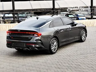  9 كيا K5 HYBRID 2021 وارد كوري فحص كامل غرفة بني وصول جديد من كوريا حرة