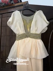  2 فستان سهرة لبسة وحدة للبيع