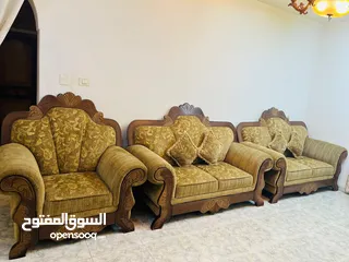  2 طقم كنب مستعمل جديد