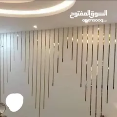  15 رول لاصق ذهبي او فضي ديكوري للارضيات و الحائط و الجدران ديكور شريط  لاصق منه وفيه للديكور طول 50 متر