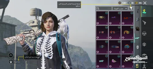  24 حساب ببجي للبيع بي 100 شيكل (059290586)