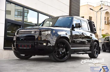  1 لاند روفر ديفندر بنزين بلاك ايديشن 2023 Land Rover Defender 110 P400 X-Dynamic SE Black Edition