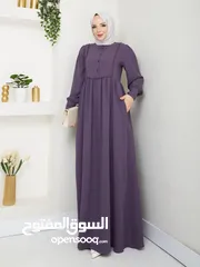  1 فستان تركي كريب ماركة anila moda