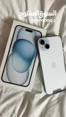  25 IPHONE 15 128GB جديد كفالة لمدة عام حميع الأوان متوفرة