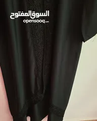  6 عباءه سوداء مستعمل قياس L