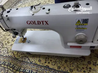  7 ماكينة خياطة Goldtex (jaki) لساتها بكرتنوتنها جديدة لسا مش مشبكة عليها لوحة