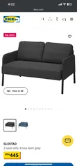  1 2-seat sofa, Knisa grey
