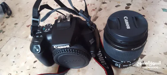  1 كاميرا كانون 250d شبه جديد استعمل خفيف جداً