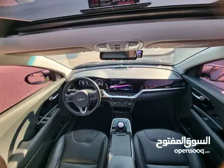  21 كيا نيرو 2022 فل مع فتحة بحالة الوكالة 7جيد