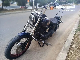  4 Harley Davidson street bob 2013.1700ccبحاله الوكاله