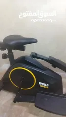  5 جهاز رياضة روك عالواقف والقاعد  لم يستخدم لفترات طويلة نوعية أمريكي world fitness البيع لضيق المكان