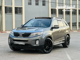  4 كياااا سيرنتو 2015 مطور 2200 ديزل اتوماتيك فل الفل بنورامااااا ست ركاب 4*4 بسعررر محرررقه
