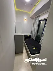  11 بدون عموله افخم سكن مشترك بنات وشباب في عجمان المويهات و الروضة شامل جميع الخدمات فرش جديد اول ساكن