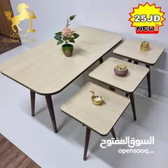  5 طاولات وسط نظام تركي  4 قطع     العرض لفتره محدوده سارع بالطلب