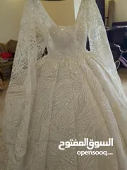  3 فستان زفاف جديد استعمال مرة واحدة فقط للبيع بسعر مغري