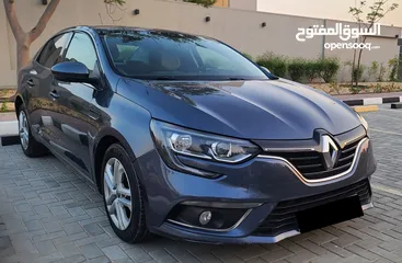  3 RENAULT MEGANE 2018 , GCC , 93000KM ONLY , PERFECT CONDITION