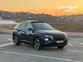  2 هونداي توسان/2022 Plug In فل الفل فتحة سقف بانوراما  4x4 ///271Hp   ( Haybrid) 1600cc