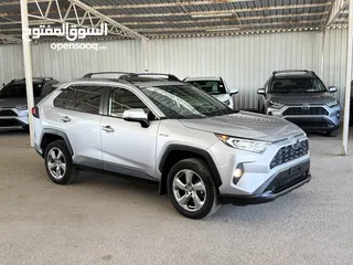  10 تويوتا راف فور ((2021)) XLE بريميوم، بطاريه ليثيوم، فل كامل، فورويل، حرة، بحالة الوكاله، بسعر مميز..