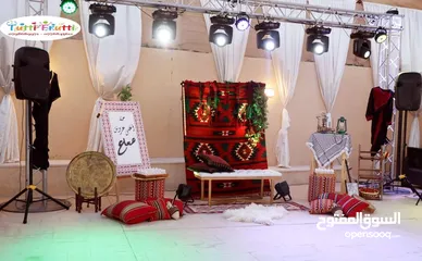  19 ركن حنة تراثي مميز لحفلات الحنة