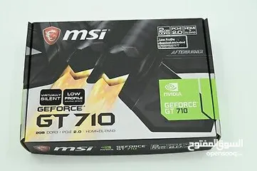  2 كرت شاشة MSI Ge Force GT 710