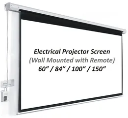  4 New Box Pack Projector & Screen 60",84",100",150"Tripod With Stand & Wall Mounted Electrical