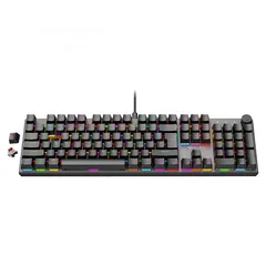  6 Meetion MK009 Pro Hot-Swap Mechanical Keyboard Red Switch كيبورد جيمنغ