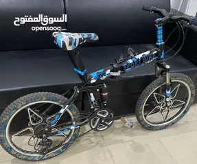  2 دراجة هوائية 7 سرعات خلفية 3 سرعات امامية قابلة للطى مقاس 20 بحالة ممتازة. folding bike size 20