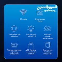  13 جهاز ملاكمه بوكسينج الرياضي الالكتروني جهاز الملاكمه البوكسينج مع موسيقى و اضائه بلوتوث ملاكمة رياضه