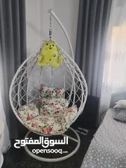  7 طاوله سفر 6 مقاعد و كورنر قهوه و مرجيحه حجم كبير