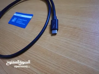  1 كيبل ثندربولت 4 ألماني الأصلي طول 1 متر نقل بيانات 40gbps thunderbolt 4